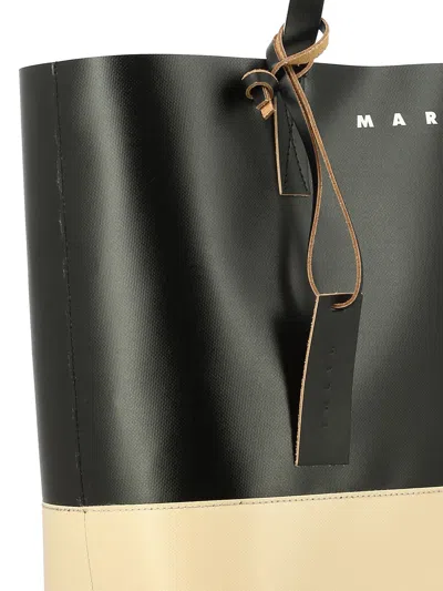 Shop Marni Tribeca Shoulder Bags Black
