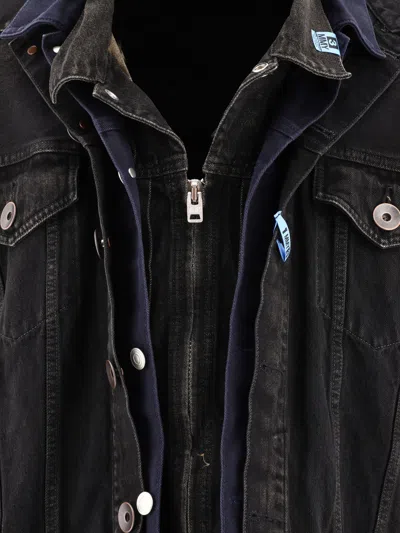 Shop Miharayasuhiro Triple Layered Jackets Black