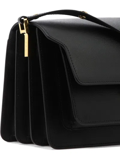 Shop Marni Trunk Shoulder Bags Black
