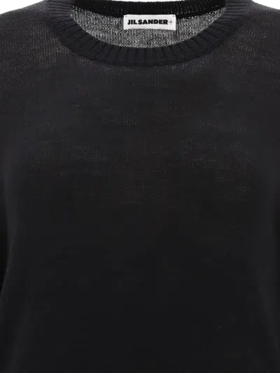 Shop Jil Sander Ultrafine Wool Sweater Knitwear Black