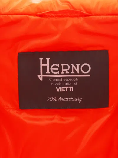 Shop Herno Ultralight Vietti 70th Anniversary Jackets Orange