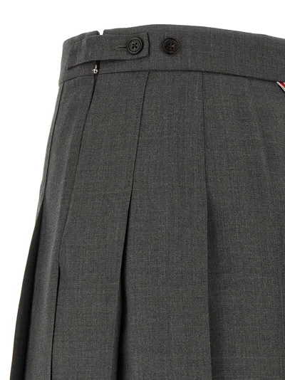 Shop Thom Browne Uniform Skirts Gray