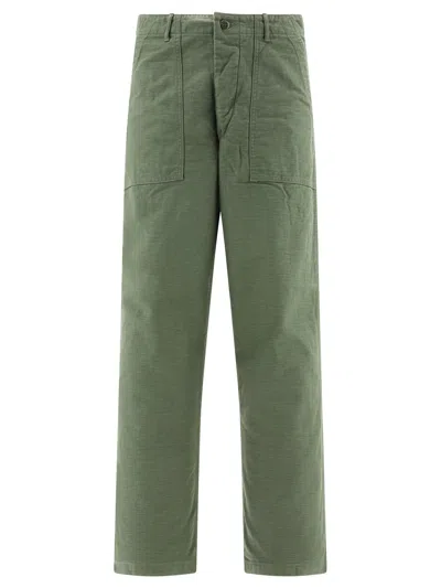 Shop Orslow Us Army Fatigue Trousers Green