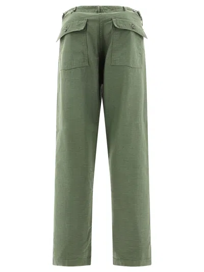Shop Orslow Us Army Fatigue Trousers Green
