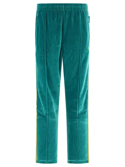 Needles Track Velvet Trousers Elastic Waistband