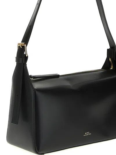 Shop Apc Virginie Baguette Shoulder Bags Black