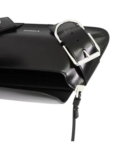Shop Givenchy Voyou Shoulder Flap Shoulder Bags Black