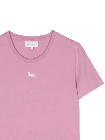 Shop Maison Kitsuné Maison Kitsune' T-shirts And Polos In Pink