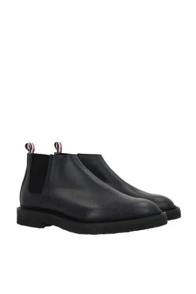 Shop Thom Browne Boots In Black