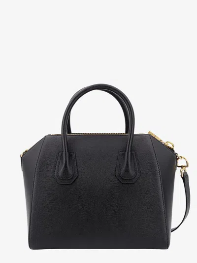 Givenchy Mini Antigona Bag In Grained Leather In Black