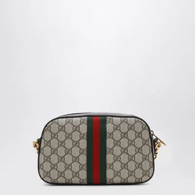 Shop Gucci Ophidia Gg Ebony Small Shoulder Bag Men In Brown