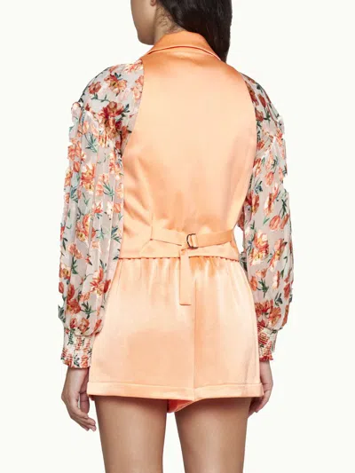 Shop Alice And Olivia Alice + Olivia Jackets In Coral