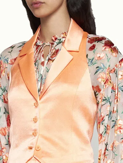Shop Alice And Olivia Alice + Olivia Jackets In Coral