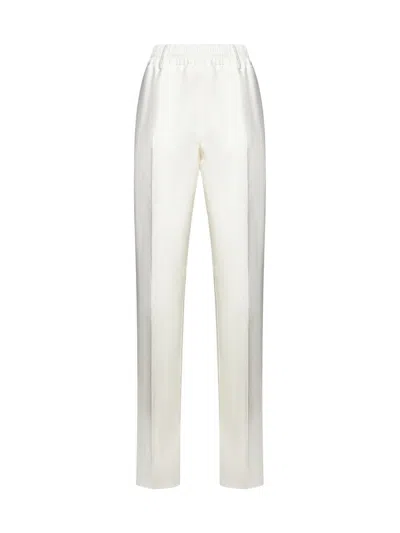 Shop Burberry Trousers In Pfp