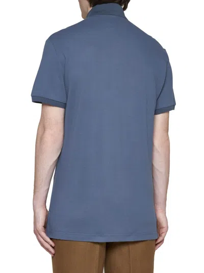 Shop Etro T-shirts And Polos In Avion Blue