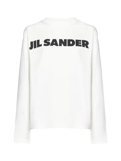 Shop Jil Sander T-shirts And Polos In Porcelain