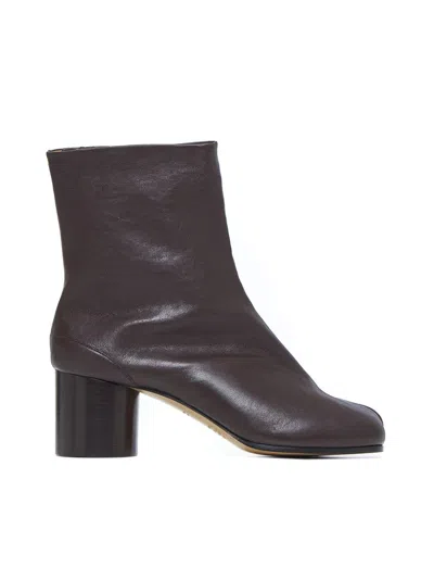 Shop Maison Margiela Boots In Chic Brown
