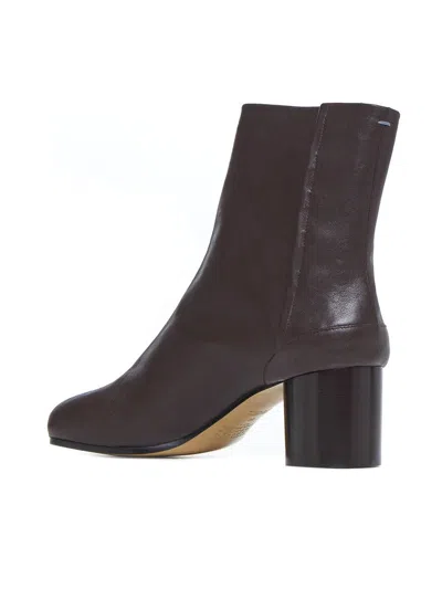 Shop Maison Margiela Boots In Chic Brown