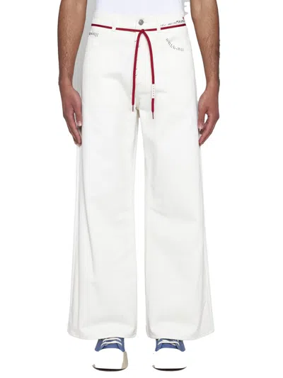 Shop Marni Jeans In White