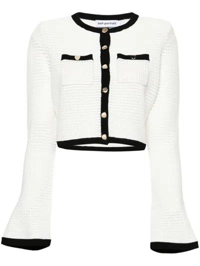 Self-portrait Sweaters In White