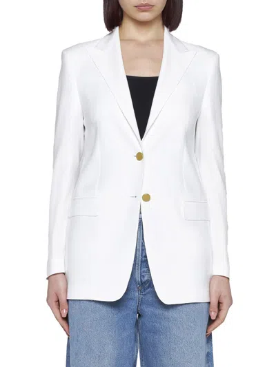 Shop Tagliatore Jackets In White