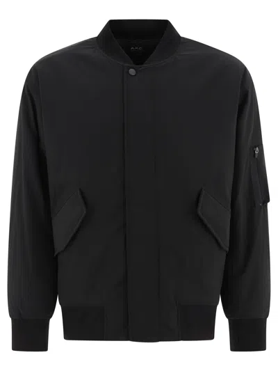 Shop Apc Hamilton Jackets In Black