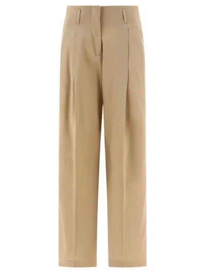 Shop Golden Goose Flavia Trousers In Beige