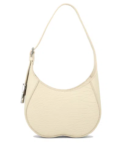 Shop Burberry Small Chess Shoulder Bags In White