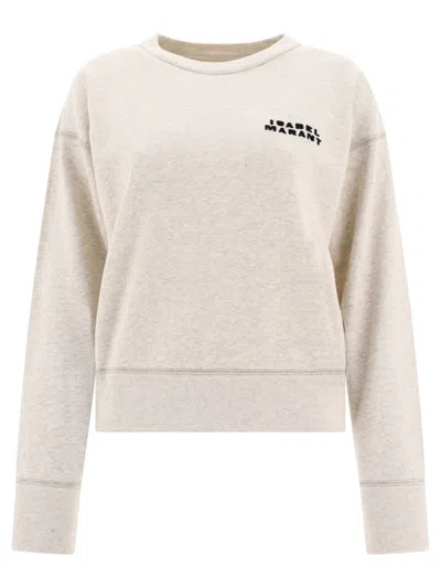 Shop Isabel Marant Shad Sweatshirts In Beige