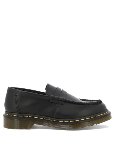 Shop Dr. Martens' Penton Loafers & Slippers In Black
