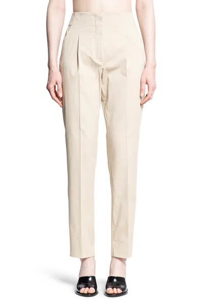 Shop Max Mara Straight Leg In Beige