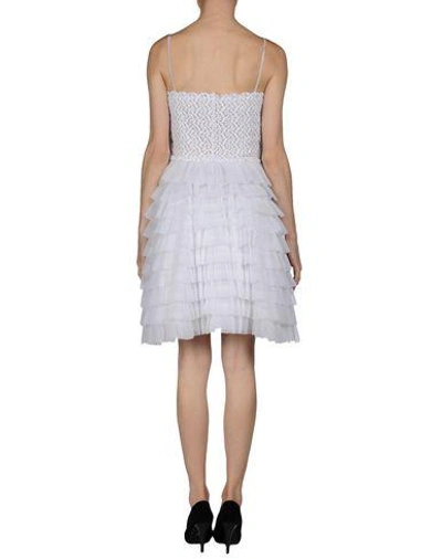 Shop Red Valentino Knee-length Dress In White