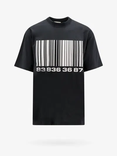 Shop Vtmnts T-shirt In Black