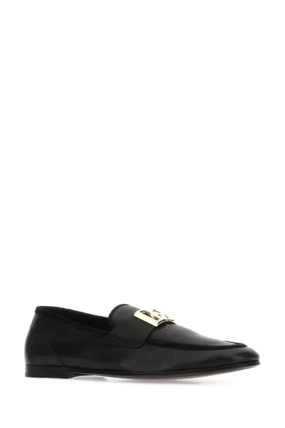 Shop Dolce & Gabbana Loavers In Black