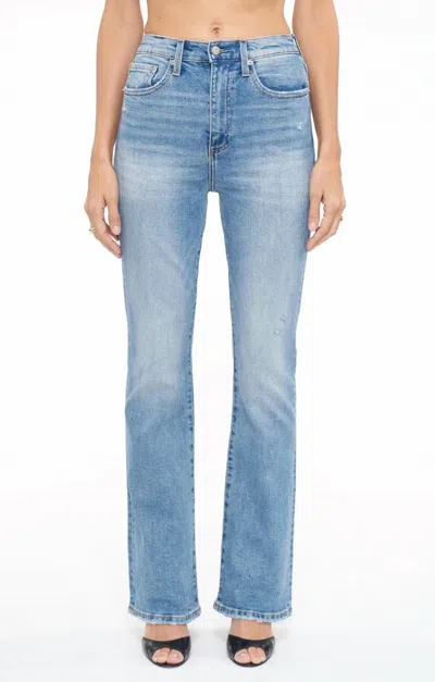 Pistola Lennon High Rise Crop Boot Jeans In London Vintage In Blue