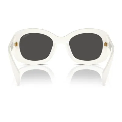 Shop Prada Eyewear Sunglasses In White