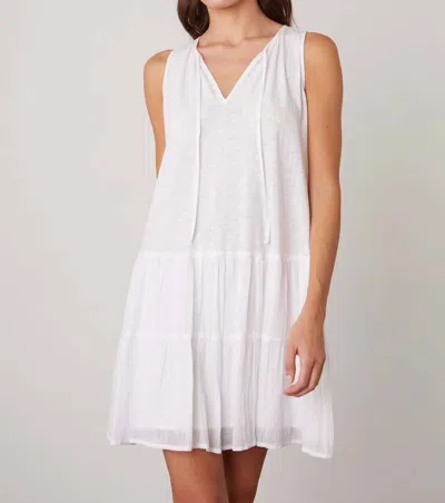 Velvet By Graham & Spencer Diem Dress In White In White