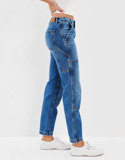 Shop American Eagle Outfitters Ae '90s Straight Jean In Multi