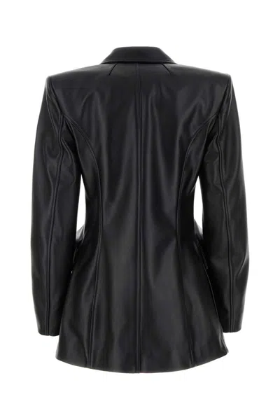 Shop Balenciaga Leather Jackets In Black