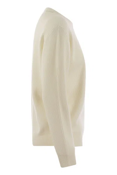 Brunello Cucinelli Women Crew-neck Sweater In Neutral