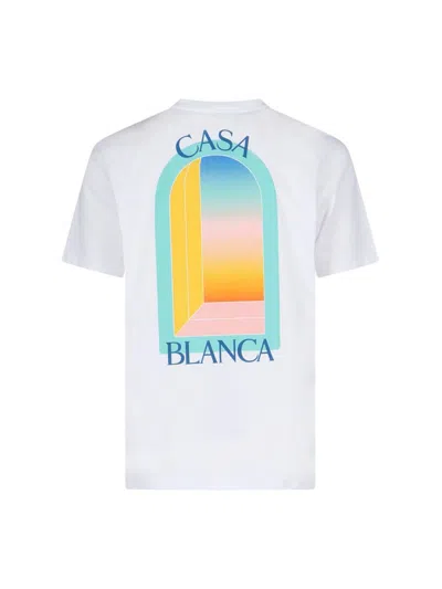 Shop Casablanca T-shirts In White