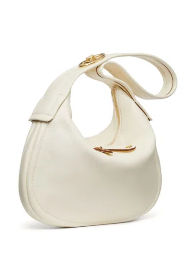 Shop Valentino Garavani "go-hobo" Shoulder Bag In White