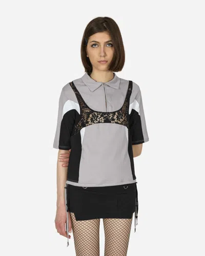 Toile Studios Plug Lace Polo In Grey