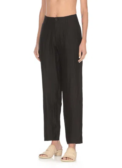 Shop Yohji Yamamoto Trousers Black