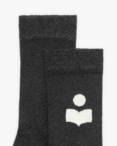 Shop Isabel Marant Slazia Socks In Black