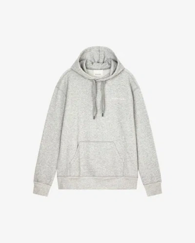 Shop Isabel Marant Marcello Hoodie Sweatshirt In Gray
