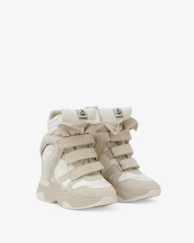 Shop Isabel Marant Balskee Sneakers In White