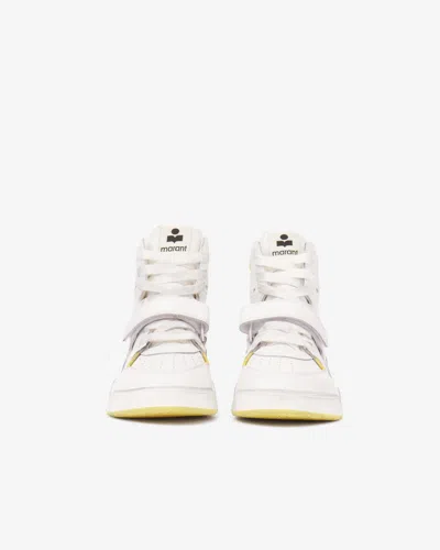 Shop Isabel Marant Alsee Sneakers In Light Yellow-yellow