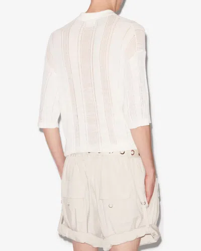 Shop Isabel Marant Dickens Sweater In White