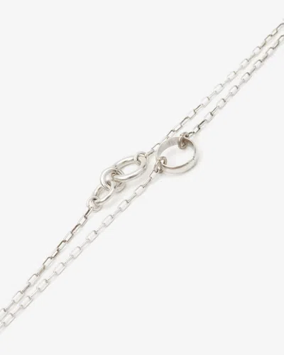 Shop Isabel Marant Dancing Ring Man Necklace In Silver